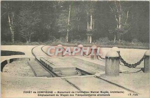 Postcard Old Forest of Compiegne Monument Armistice Army