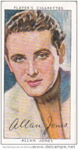 Player Cigarette Card Film Stars 3rd Series No 19 Allan Jones