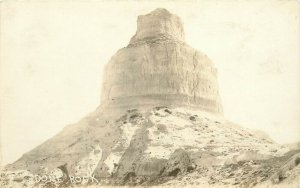 c1920 RPPC Postcard; Dome Rock, Scotts Bluff County NE Unposted