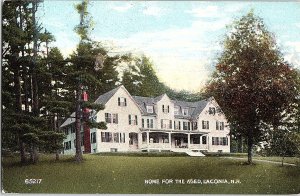 Postcard BUILDING SCENE Laconia New Hampshire NH AI4005