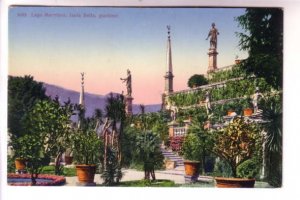 Statues, Gardens, Isola Bella, Logo Maggiore, Sicily, Italy