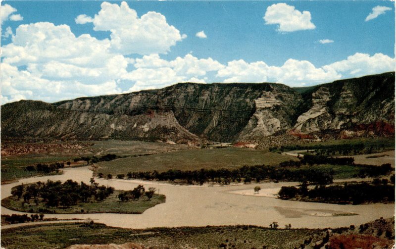 Dinosaur National Monument Postcard: Green River Islands, Utah