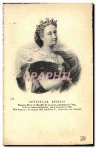 Postcard Old Imperatrice Eugenie Countess of Teba