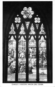 BR81196 charles II window maison dieu dover real photo uk