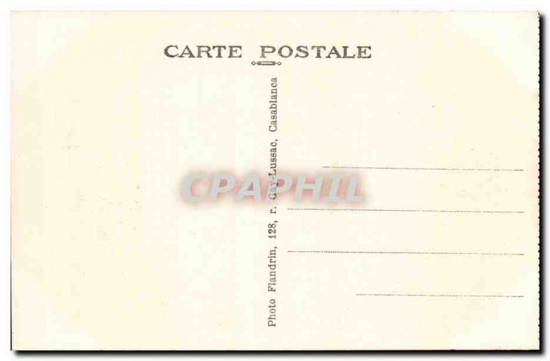 Erfoud Morocco Old Postcard A door