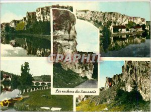 Modern Postcard The Rocks Saussois (Yonne) Club Etrainement Center