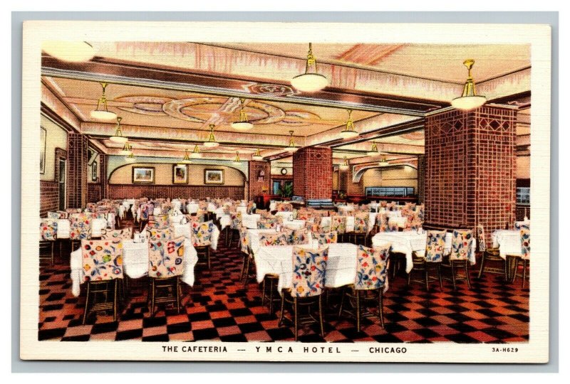 Vintage 1930's Lot of 3 Advertising Postcards YMCA Hotel Chicago Illinois