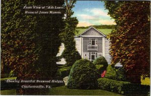 Postcard HOUSE SCENE Charlottesville Virginia VA AM9804