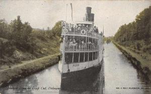 Deep Cut Delaware Steamer Penn Antique Postcard J45566