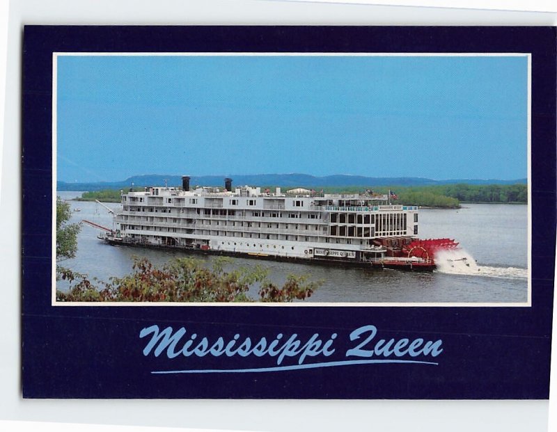 Postcard The Mississippi Queen St. Louis Missouri USA