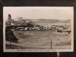 Mint Canada  RPPC Postcard San Antonio Gold Mines Bisset