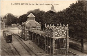 CPA AK LA FERTE-BERNARD Gare de TRAM VAPEUR (977578)