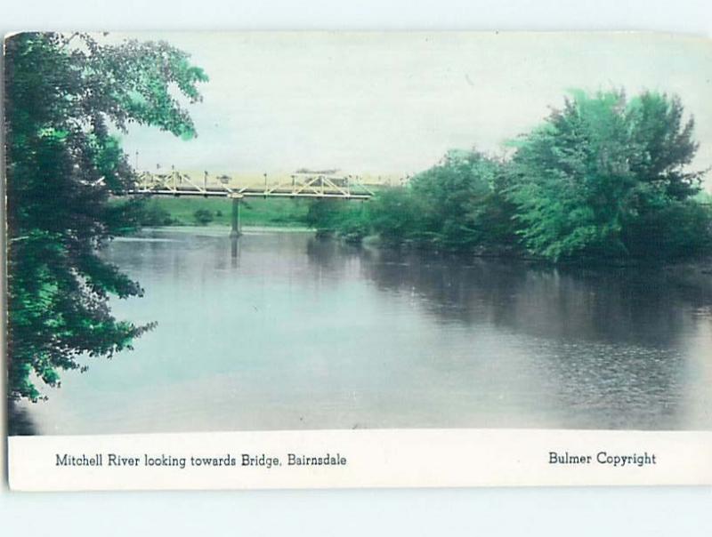 old rppc MITCHELL RIVER Bairnsdale - East Gippsland - Victoria Australia HM1701