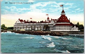 Hotel Del Coronado California CA Building Seaside Attraction View Postcard