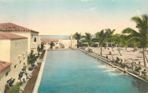 Florida Miami Beach Nautilus Villa Swimming Pool Albertype Postcard 22-6734