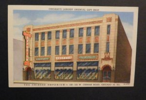 Mint USA Postcard Chicago IL Largest Oriental Gift Shop Chee Wo Tong Co Chinese