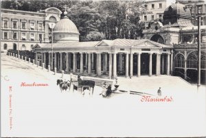 Czech Republic Gruss aus Marienbad Kreuzbrunnen Marianske Lazne Postcard C069