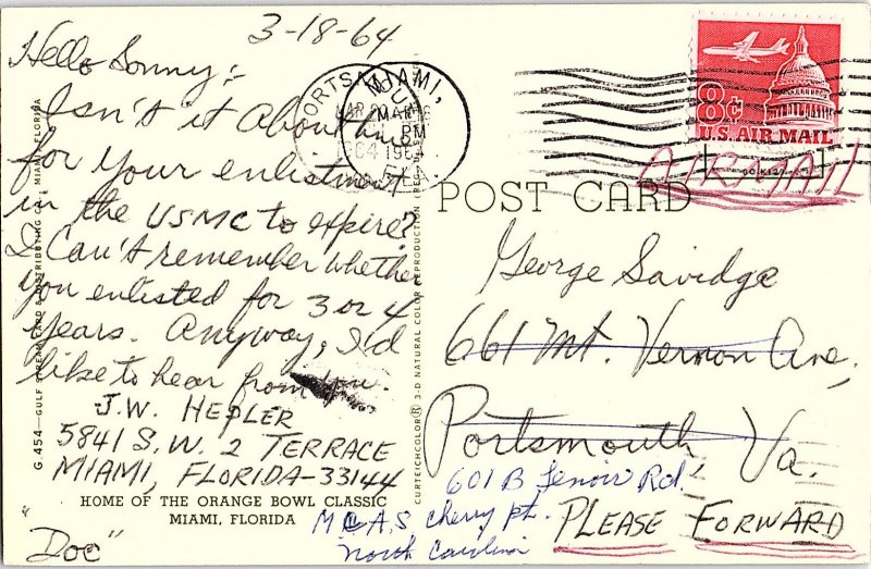 Chrome STADIUM SCENE Miami Florida FL AH8387