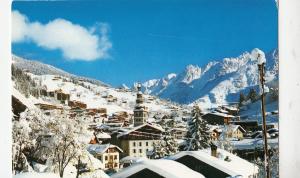 BF13186 la clusaz h s vue generale et la chaine des arav france front/back image