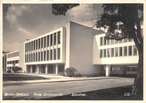 BG213 berlin dahlem freie universitat bibliothek  CPSM 14x9.5cm germany