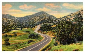 Postcard HIGHWAY SCENE Albuquerque New Mexico NM AR6490