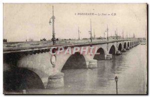 Bordeaux - The Bridge - Old Postcard