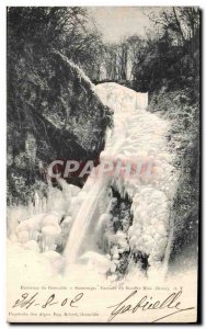 Old Postcard Environs de Grenoble Sassenage abyss of Cascade Blue