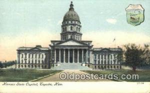 Topeka, Kansas, KS State Capital USA Unused 