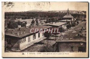 Postcard Old Bitch Camp View generlae to the police station Militaria