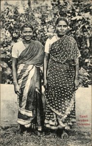Colombo  Ceylon Sri Lanka Native Women Piercings c1900-20s Vintage Postcard