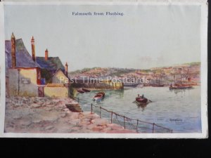 Cornwall FALMOUTH Souvenir 5 Image Water Colour Letter Card - All Images Shown