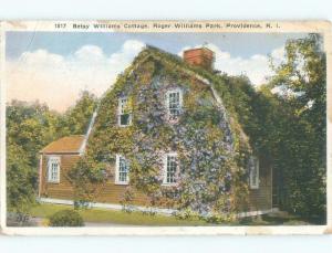 Damaged-Back W-Border BETSY WILLIAMS COTTAGE Providence Rhode Island RI c8950