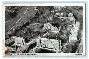 c1920's Cambridge Leys School Vintage England Postcard 