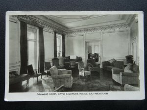 Kent SOUTHBOROUGH David Salmons House Drawing Room - Old RP Postcard