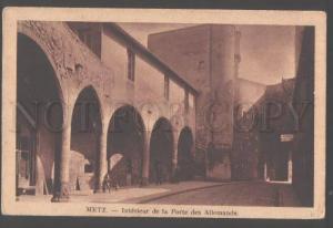 3103261 FRANCE METZ erieur de la Porte des Allemands Vintage PC