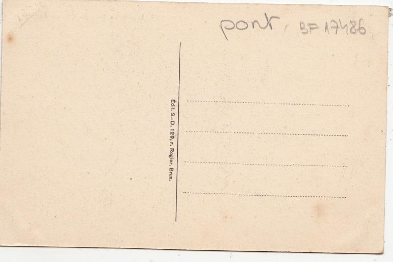 BF17486 audenarde le pont du chemin de fer belgium  front/back image