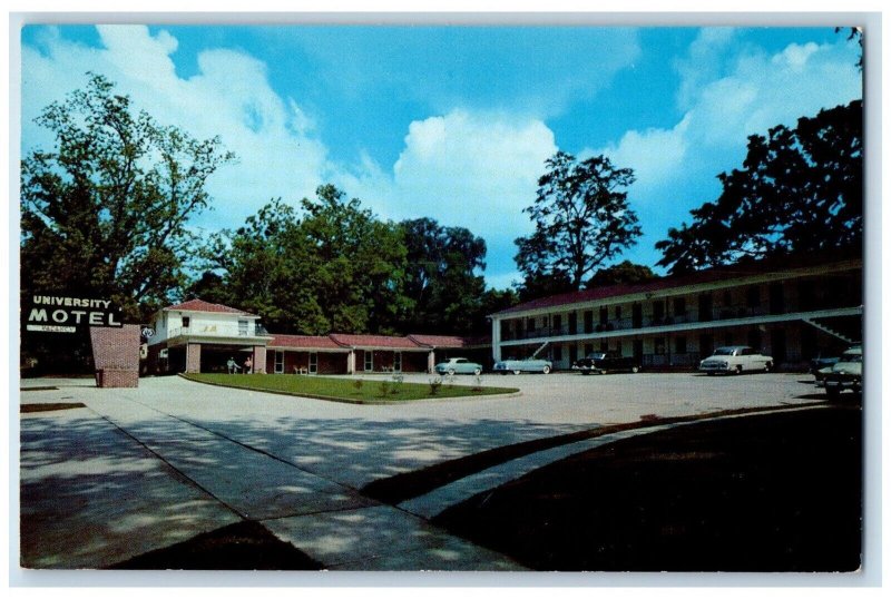 c1960 University Motel Hotel Center Town Tennessee Tallahassee Florida Postcard 