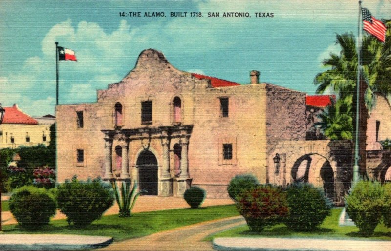 Texas San Antonio The Alamo Built 1718