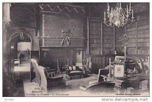 Interior, La Bibliotheque, Interieur Du Chateau, Josselin (Morbihan), France,...