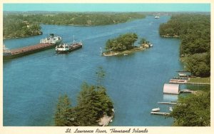 Thousand Islands NY-New York, View Of St. Lawrence River, Vintage Postcard