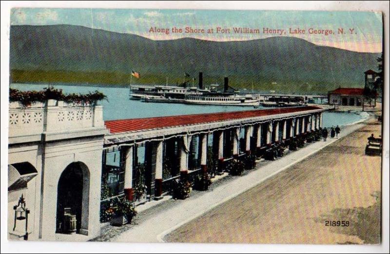 Shore at Fort William Henry, Lake George NY