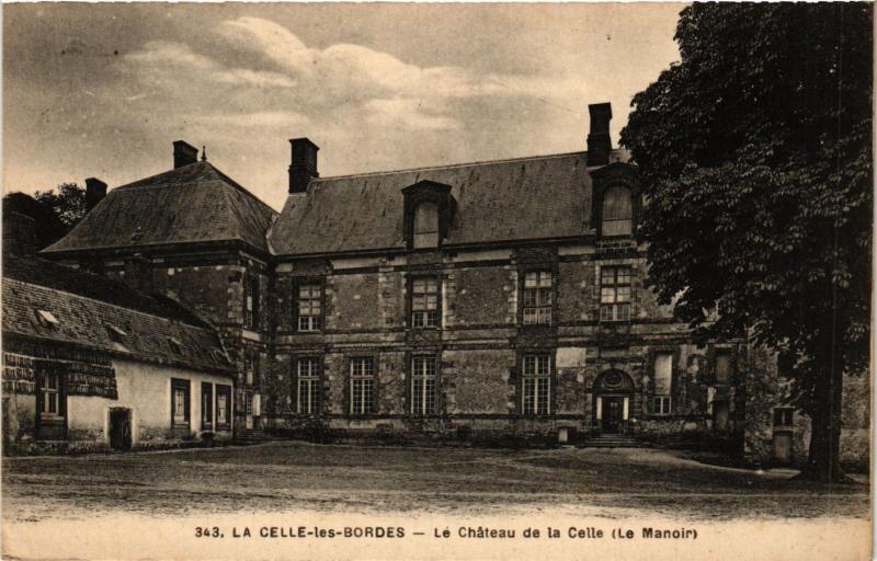 CPA La CELLE-les-BORDES - le Chateau de la CELLE (Le Manoir) (352898)