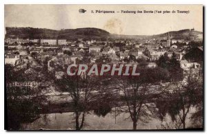 Old Postcard Faubourg des Barris Perigueux View from Toursy