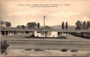Postcard Gateway Motel in Carso City, Nevada