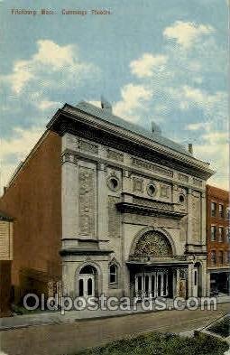 Cummings Theatre, Fitchburg, Mass., Massachusetts, USA Unused crease right edge