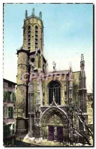 Old Postcard La Cite du Roy Rene Aix en Provence Cathedrale St. Sauveur histo...