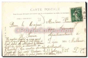 Postcard Old Montbard Hotel De Ville