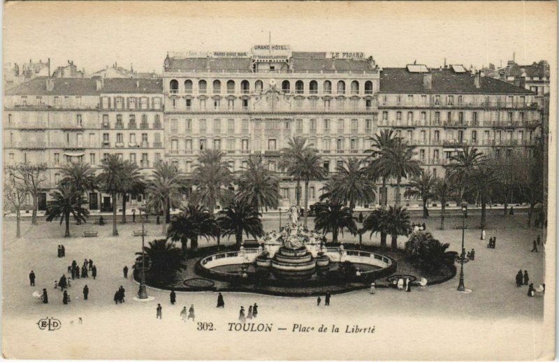 CPA Toulon Place de la Liberte FRANCE (1095663)