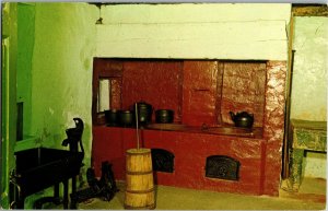 The Amish Homestead, Kettle Kitchen Lancaster PA Vintage Postcard G27