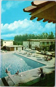 Postcard HOTEL SCENE Anaheim California CA AO2951